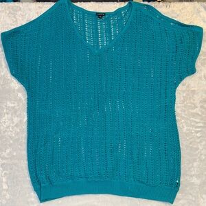 Torrid Teal Short Sleeve Top